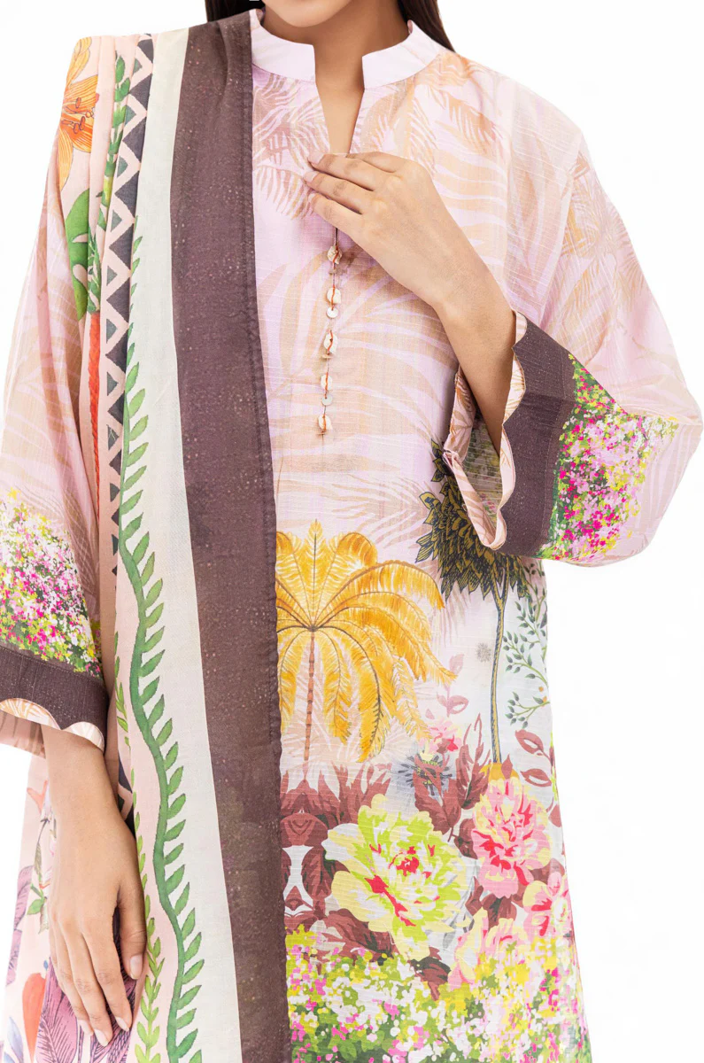 Pink-Slub-Lawn-3 Piece (WP3PPBS26B1F51) - Image 5