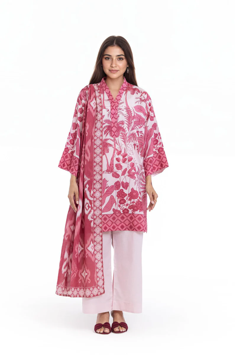 B-Pink-Dobby-Lawn-3 Piece (WP3PPBS26B1F53) - Image 7