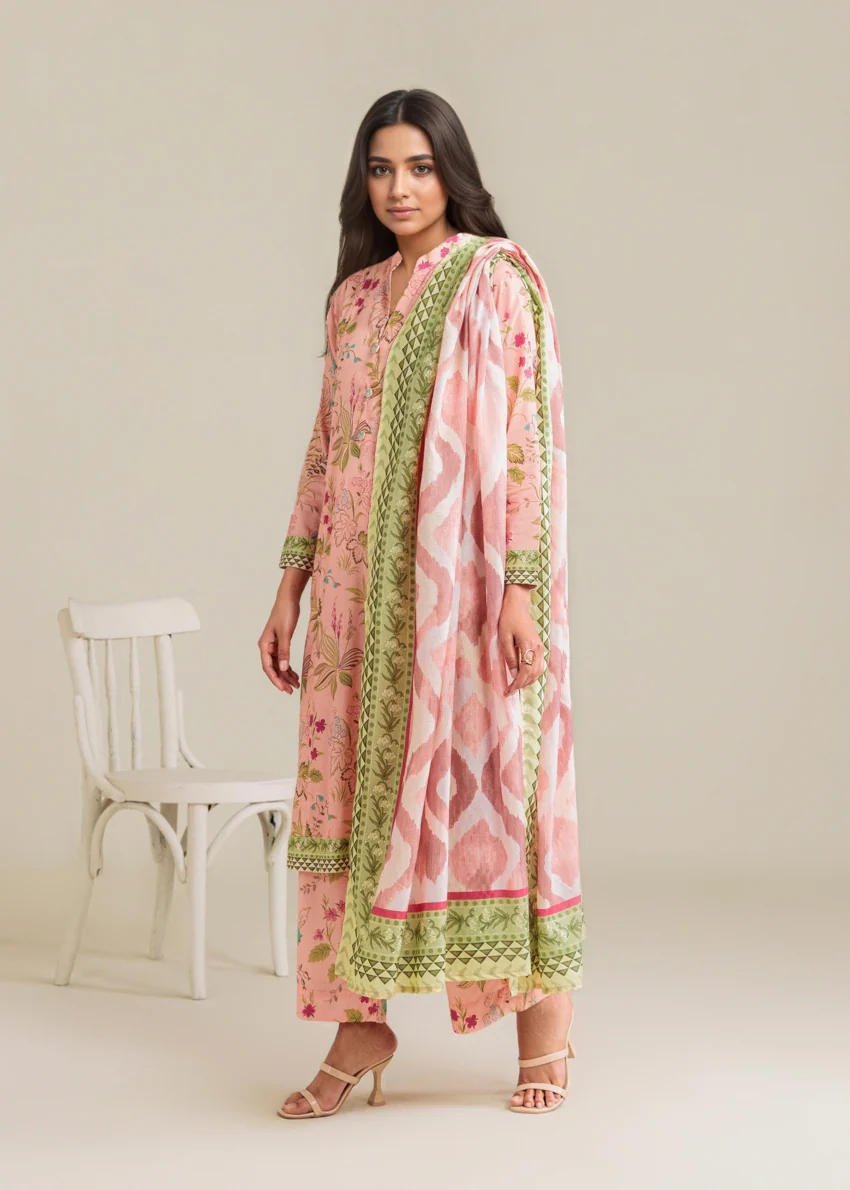 P-Pink-Lawn-3 Piece (WP3PPBS26B1F59) - Image 3