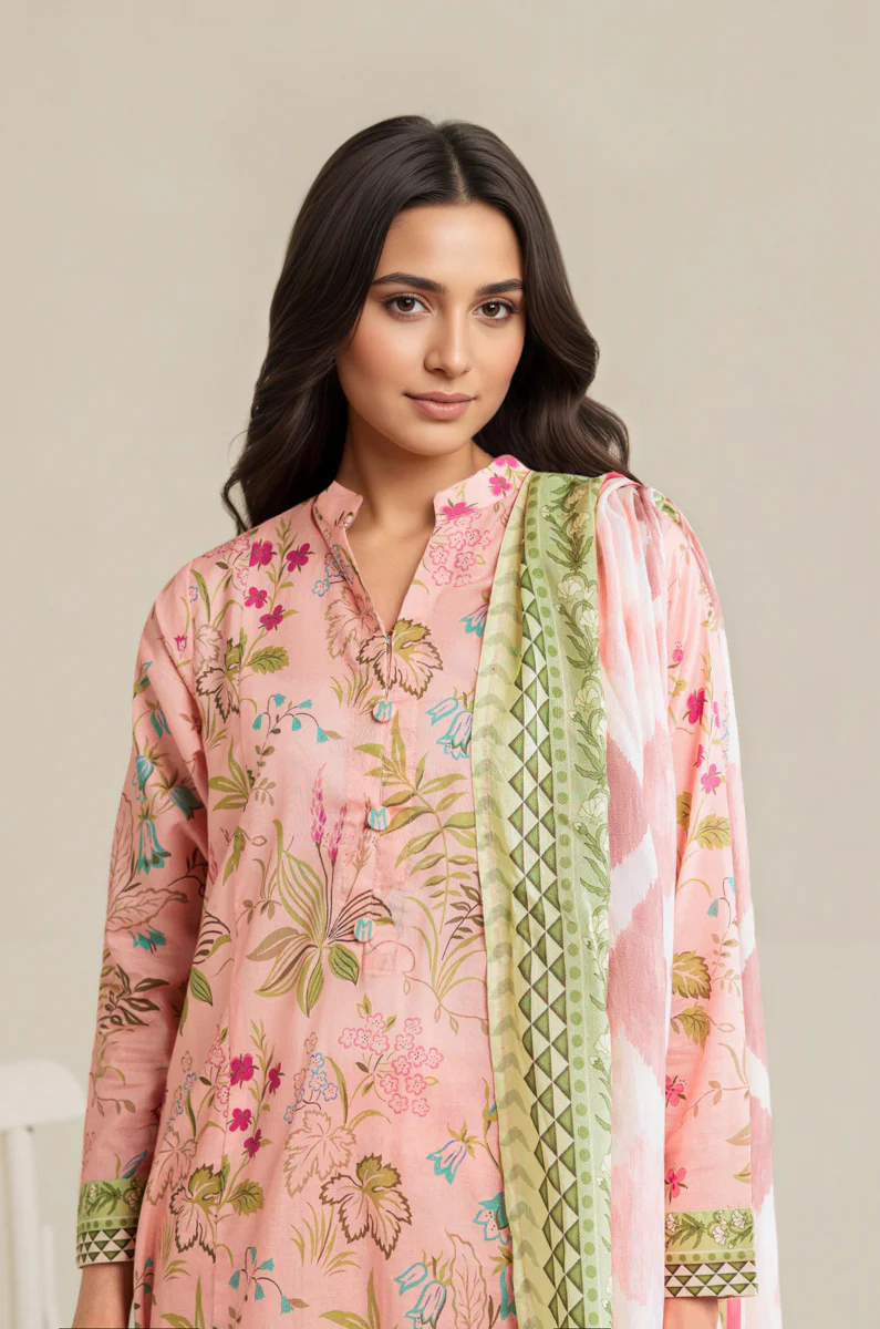 P-Pink-Lawn-3 Piece (WP3PPBS26B1F59) - Image 4