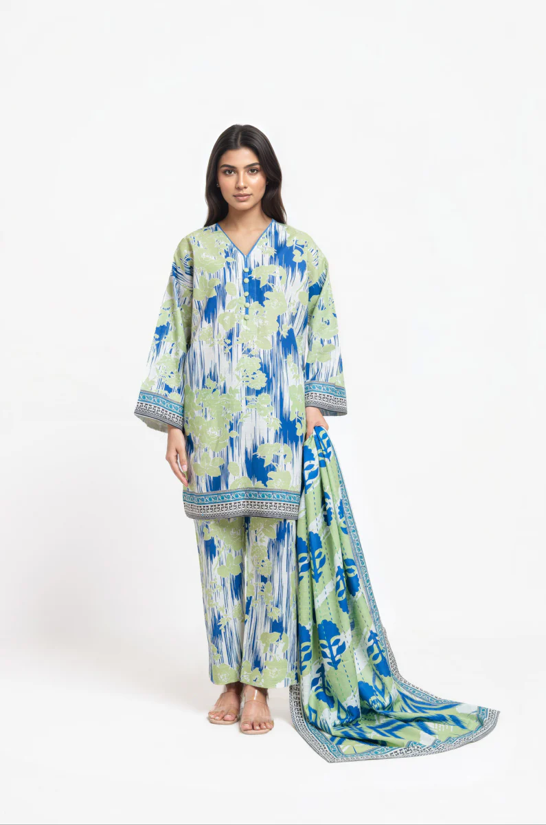 White-Khaddar-3 Piece (WP3PPBW25B10N1) - Image 3