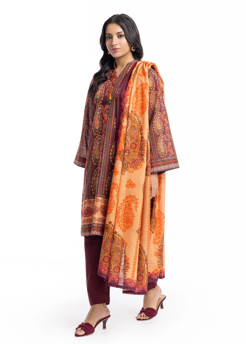 Multi-Khaddar-3 Piece (WP3PPBW25B11D16) - Image 3