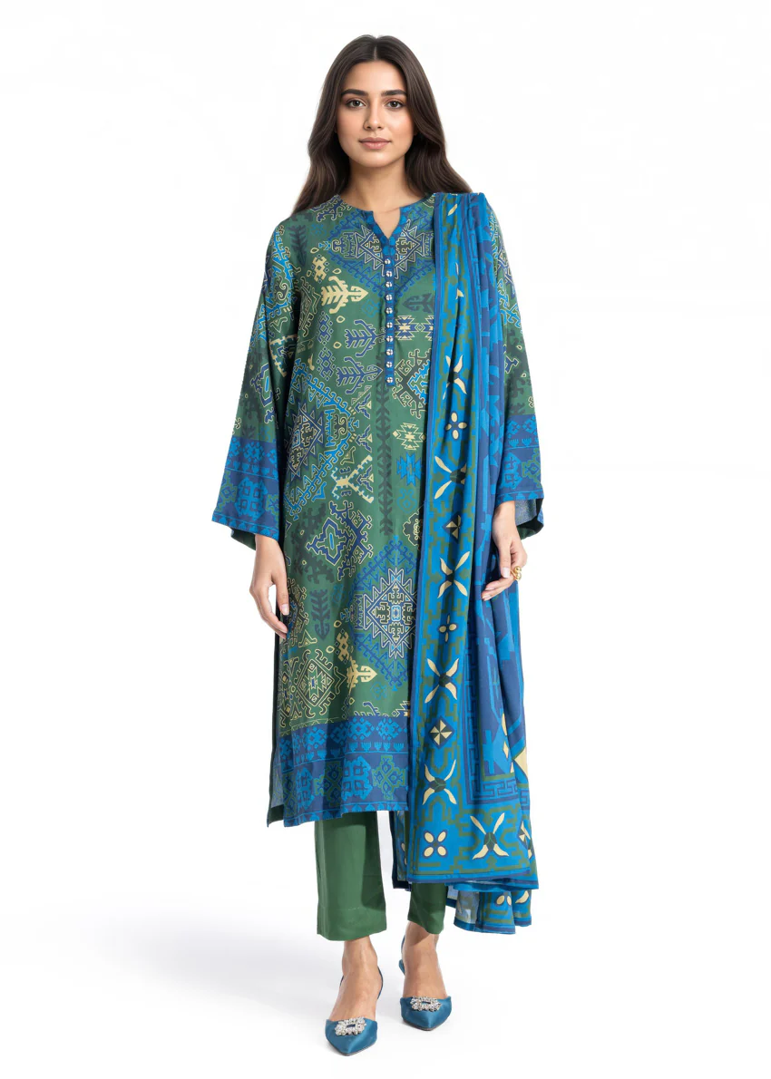 Green-Viscose-3 Piece (WP3PPBW25B11D20) - Image 2