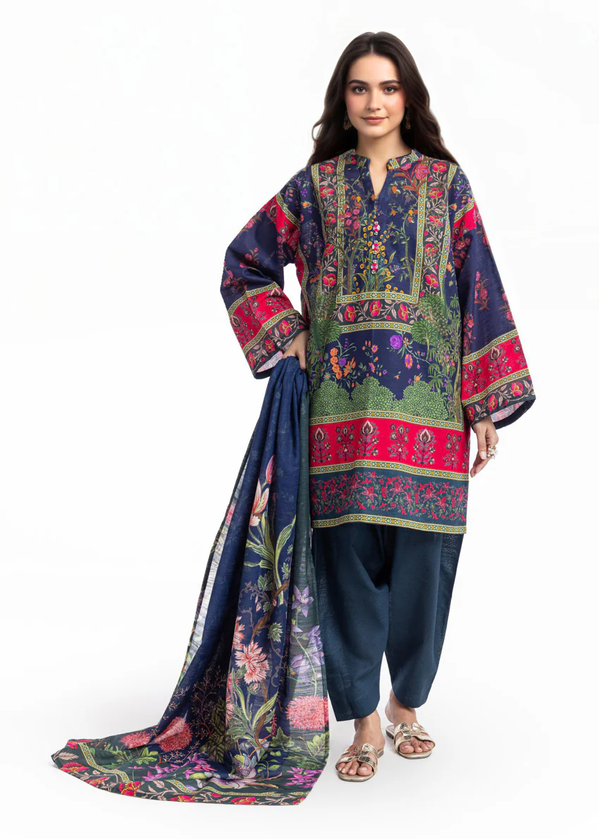 Multi-Khaddar-3 Piece (WP3PPBW25B11D4) - Image 4