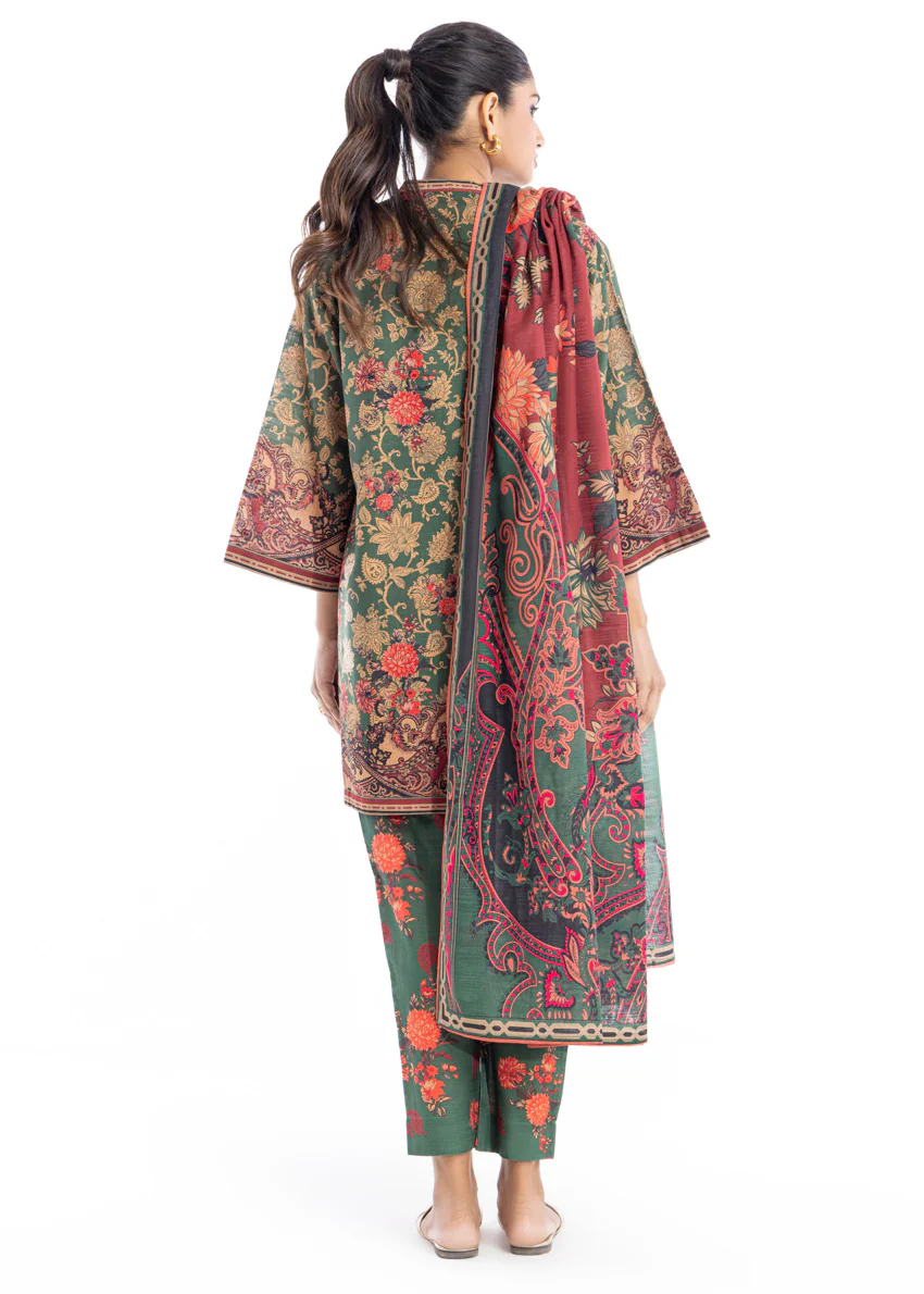 Green-Khaddar-3 Piece (WP3PPBW25B11D6) - Image 5