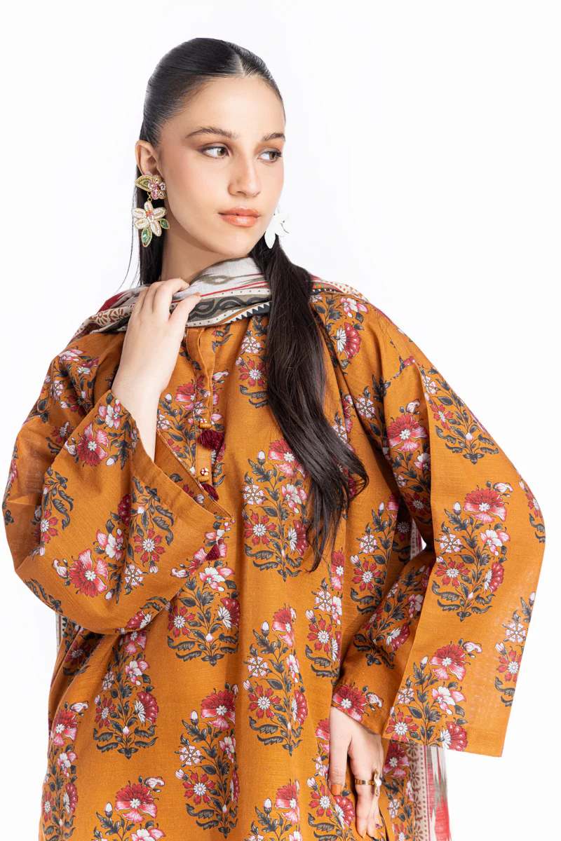 Mahogany-Khaddar-3 Piece-(WP3PPBW25B11D7) - Image 6