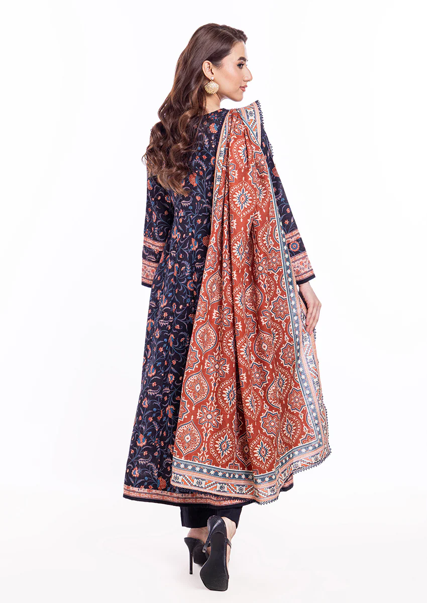 Black-Khaddar-3 Piece (WP3PPBW25B9O1) - Image 2