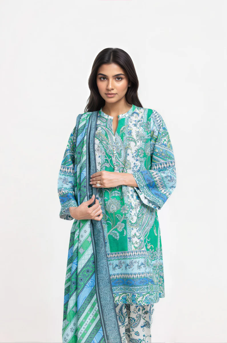 White-Khaddar-3 Piece (WP3PPBW25B9O4) - Image 5