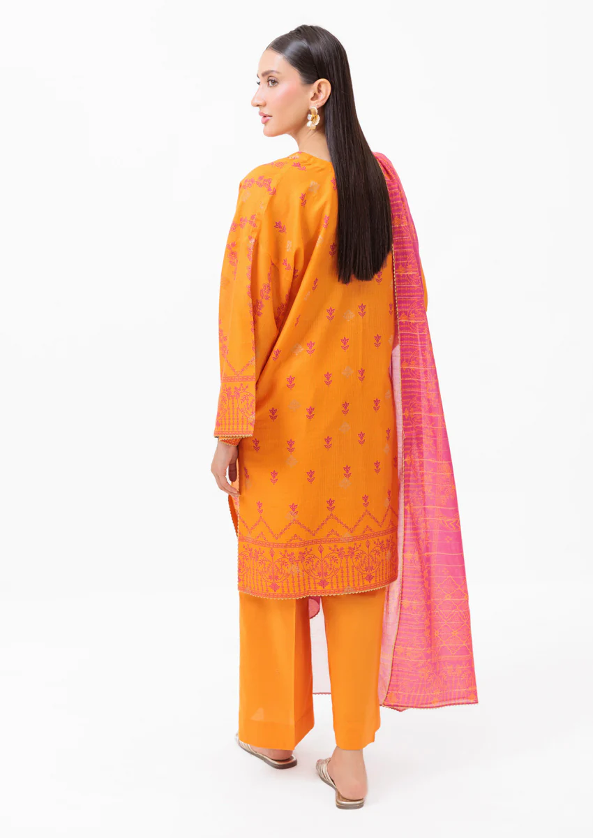 Orange-Jacquard-3 Piece (WP3PPSS25ZA10) - Image 2