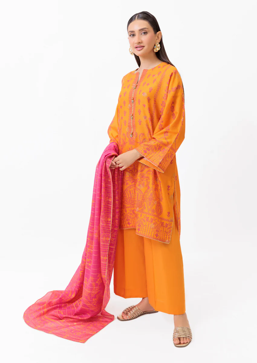 Orange-Jacquard-3 Piece (WP3PPSS25ZA10) - Image 7