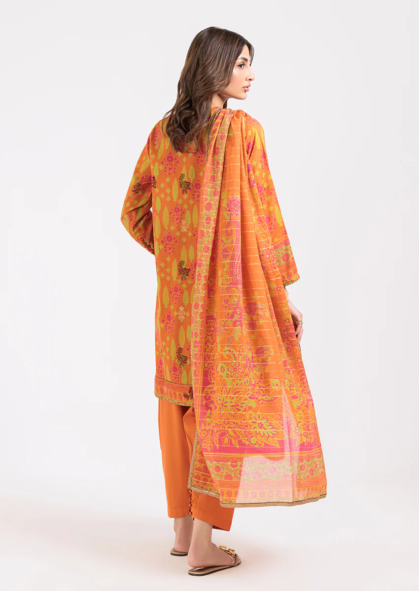 Orange-Jacquard-3 Piece (WP3PPSS25ZA4) - Image 2