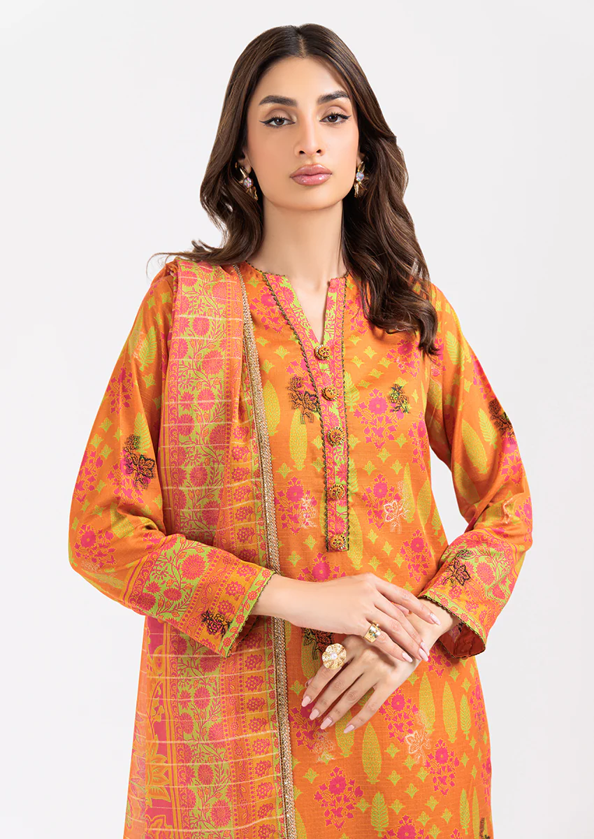 Orange-Jacquard-3 Piece (WP3PPSS25ZA4) - Image 3
