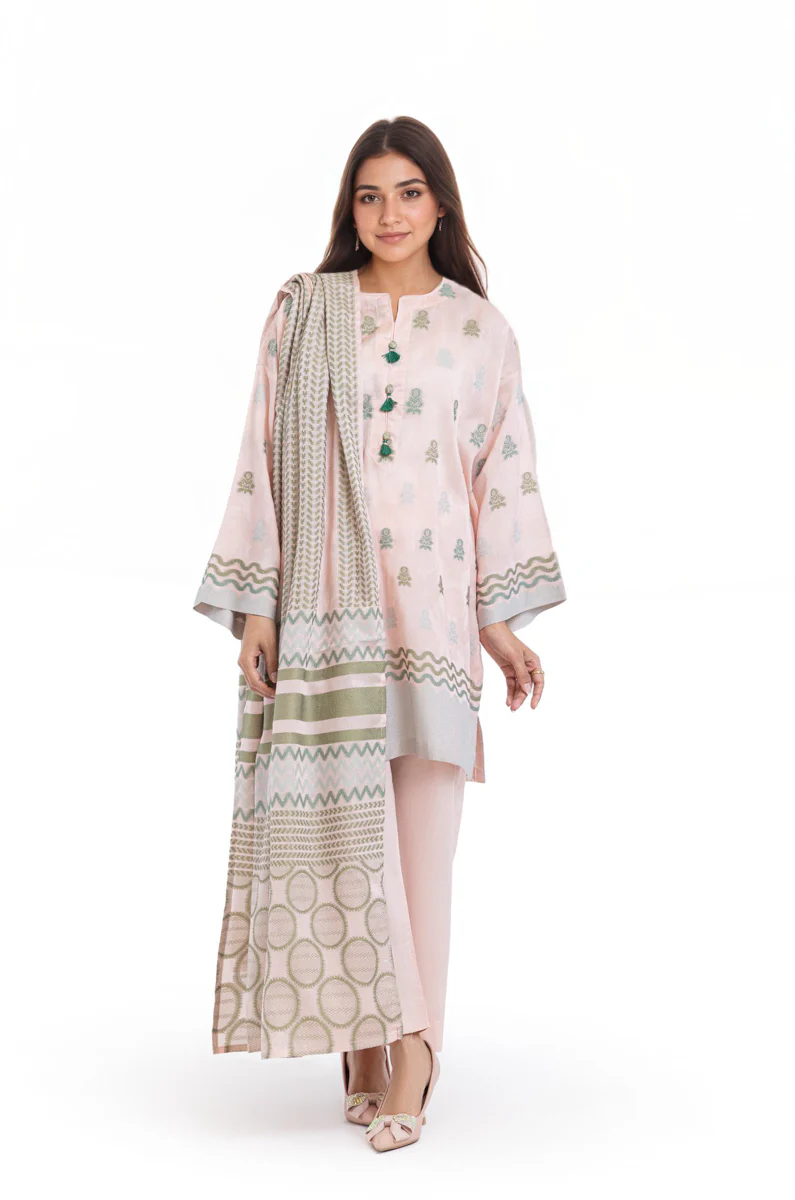 Apricot-Jacquard-3 Piece (WP3PSBS26B1F25) - Image 10