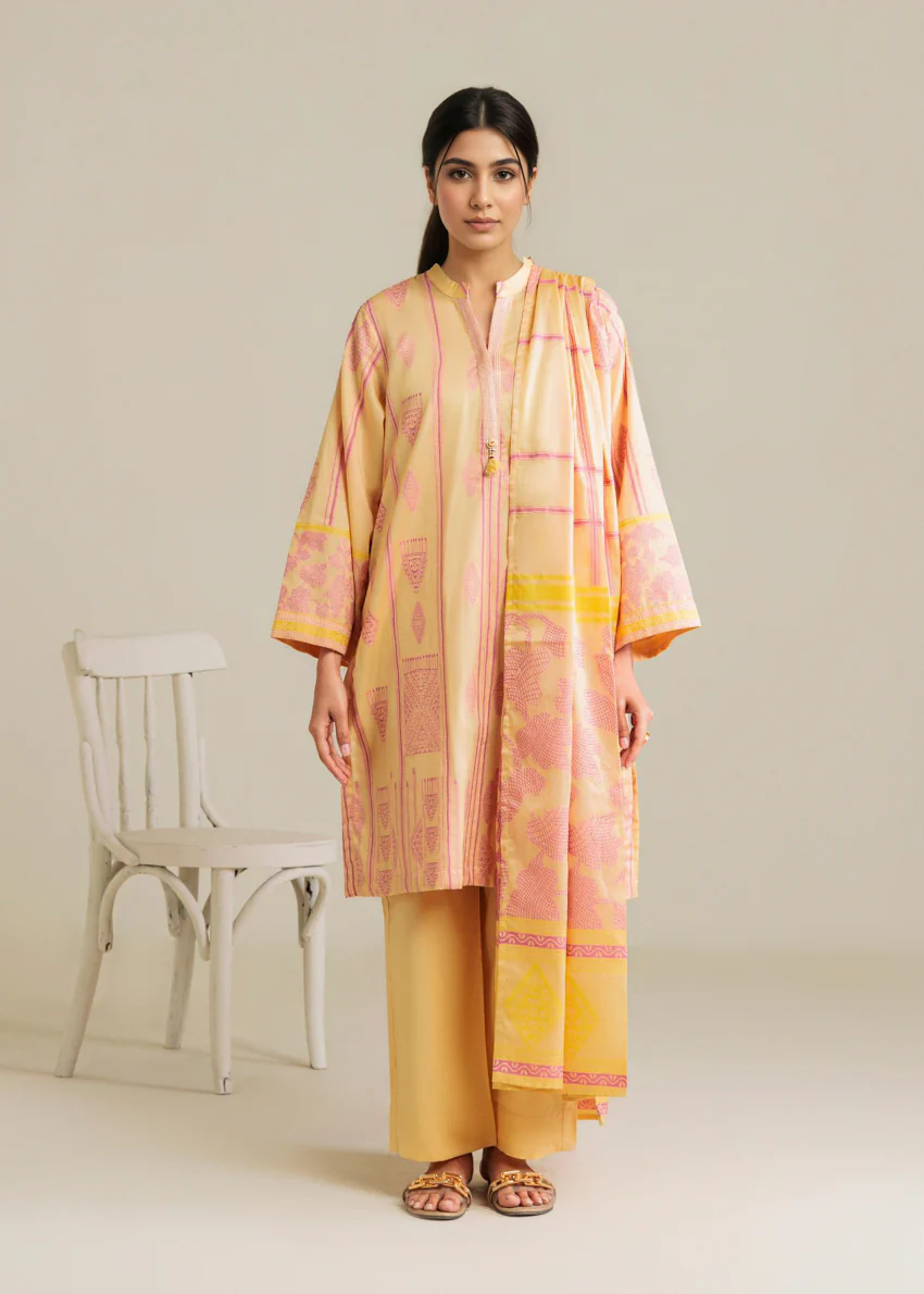 B-Yellow-Jacquard-3 Piece (WP3PSBS26B1F27) - Image 5