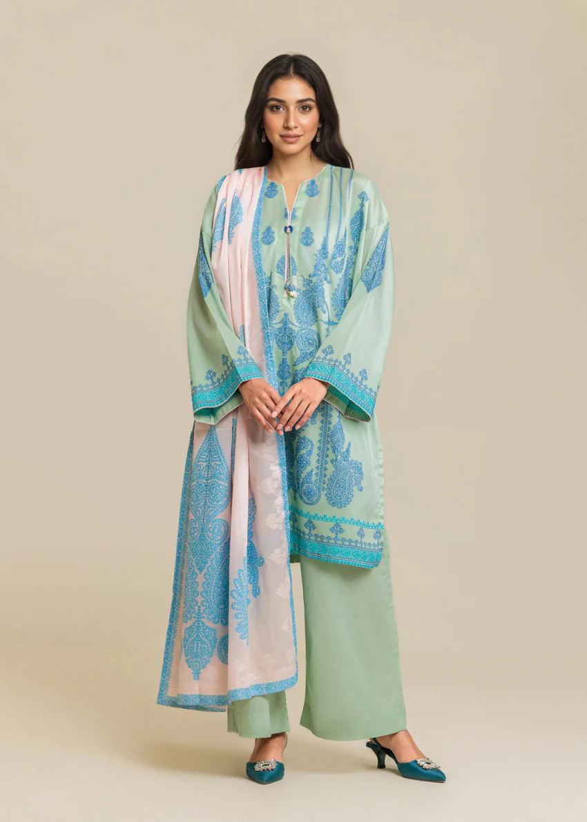 Seafoam-Jacquard-3 Piece (WP3PSBS26B1F30) - Image 5