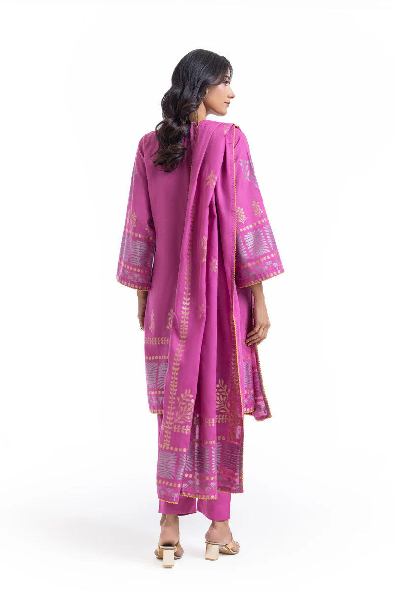 Pink-Jacquard-3 Piece (WP3PSBW25B1J21) - Image 2