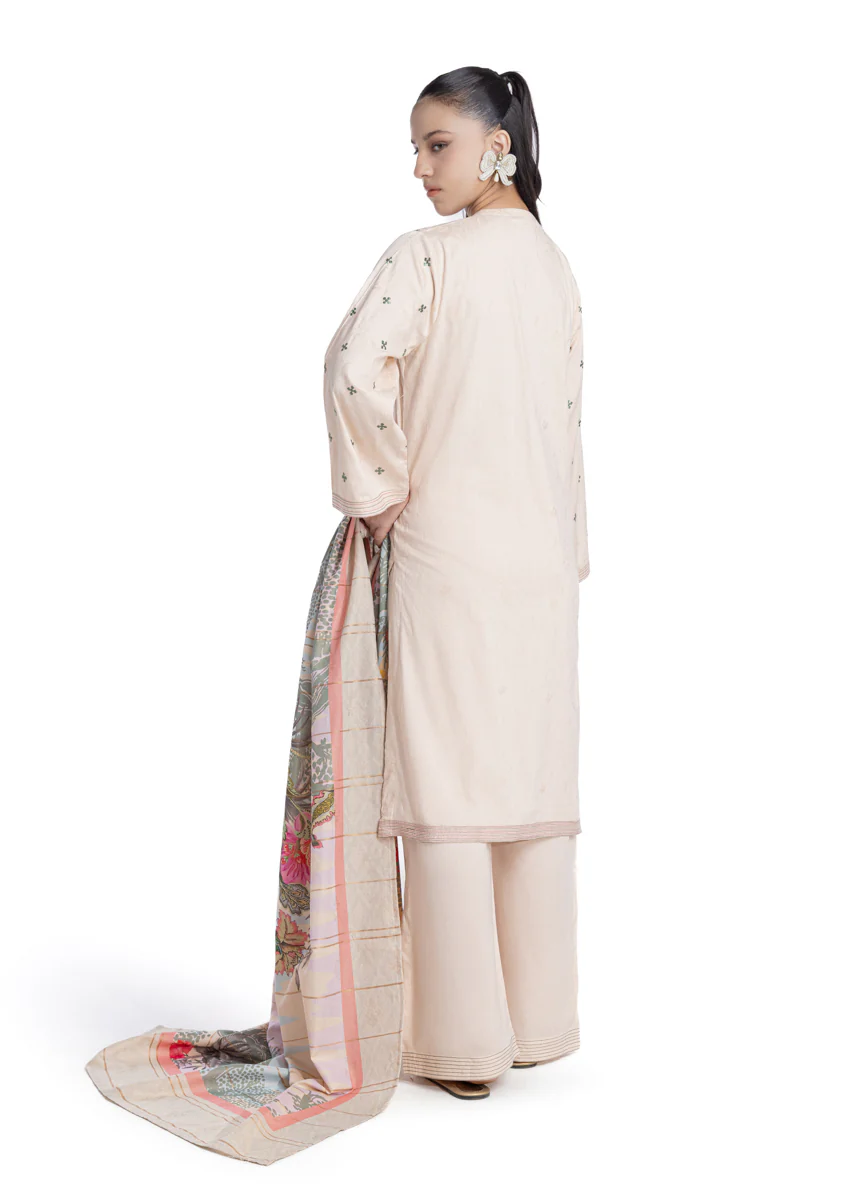 Cream-Jacquard-3 Piece-(WP3PSBW25B9O48) - Image 2