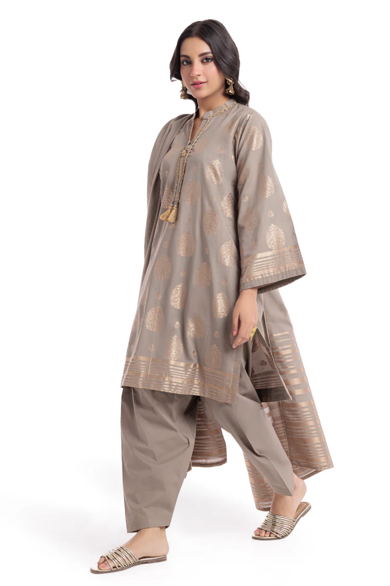 Grey-Jacquard-3 Piece (WP3PSBW25B9O50) - Image 4