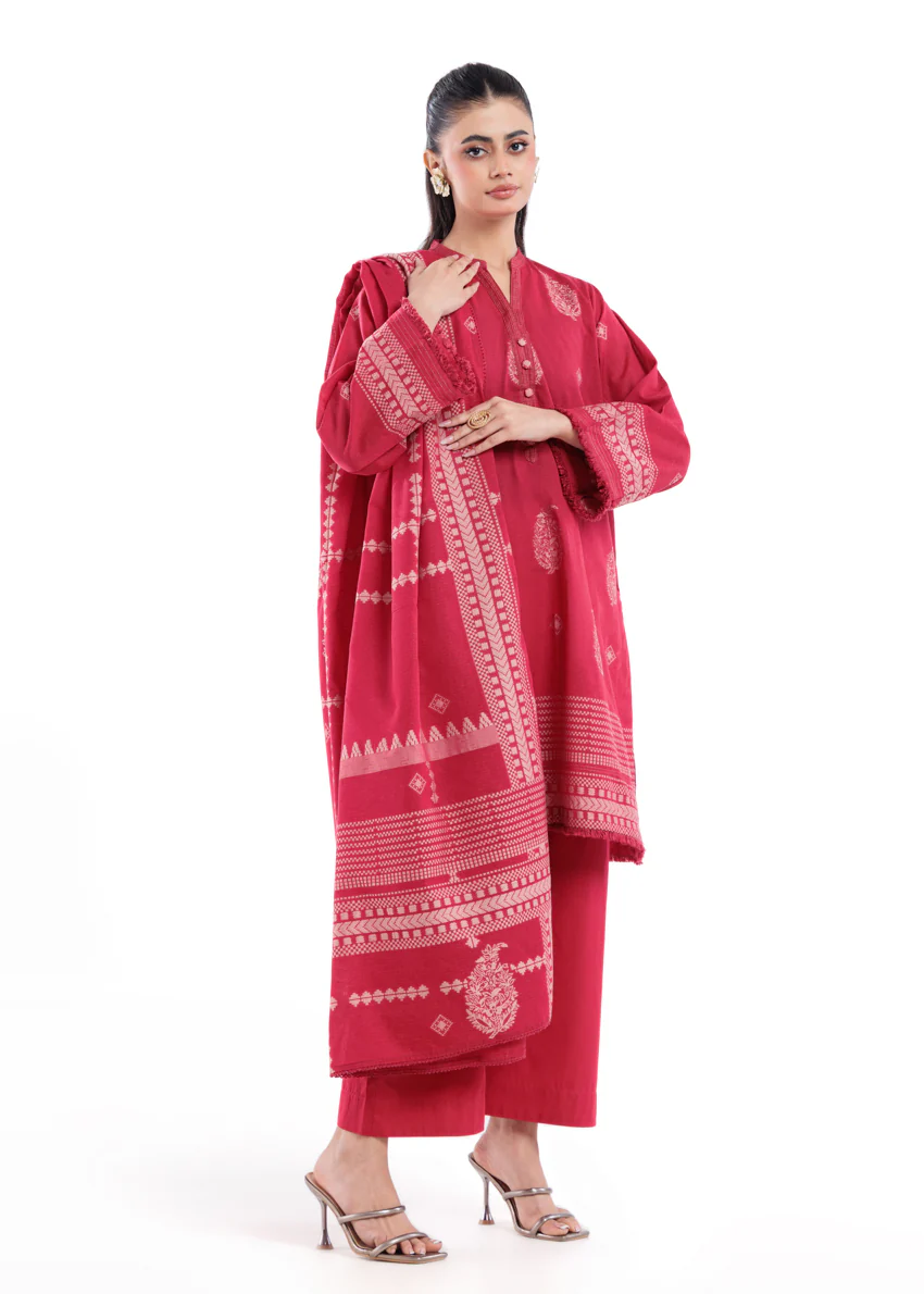 T-Red-Jacquard-3 Piece (WP3PSBW25B9O51) - Image 5