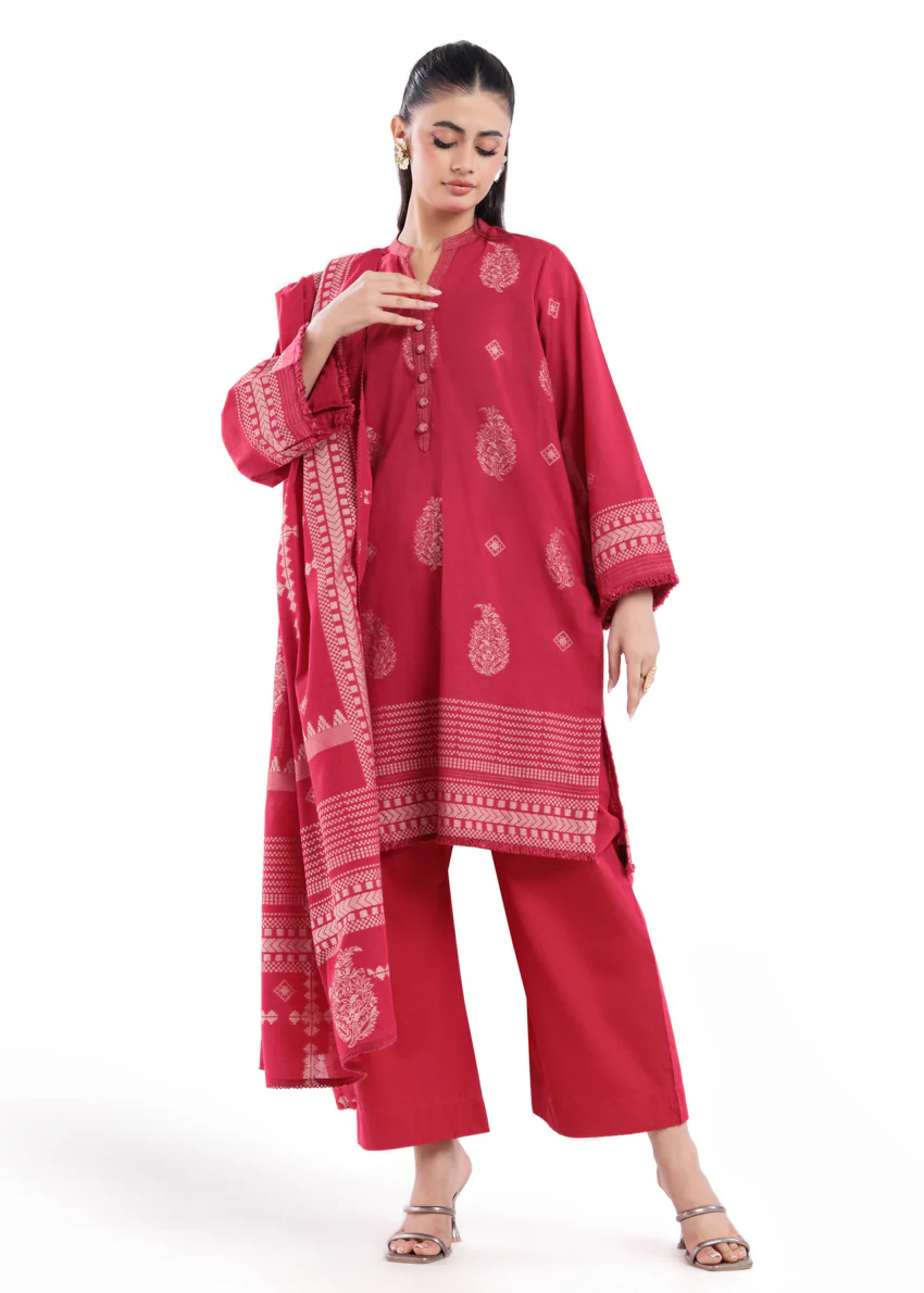 T-Red-Jacquard-3 Piece (WP3PSBW25B9O51) - Image 6