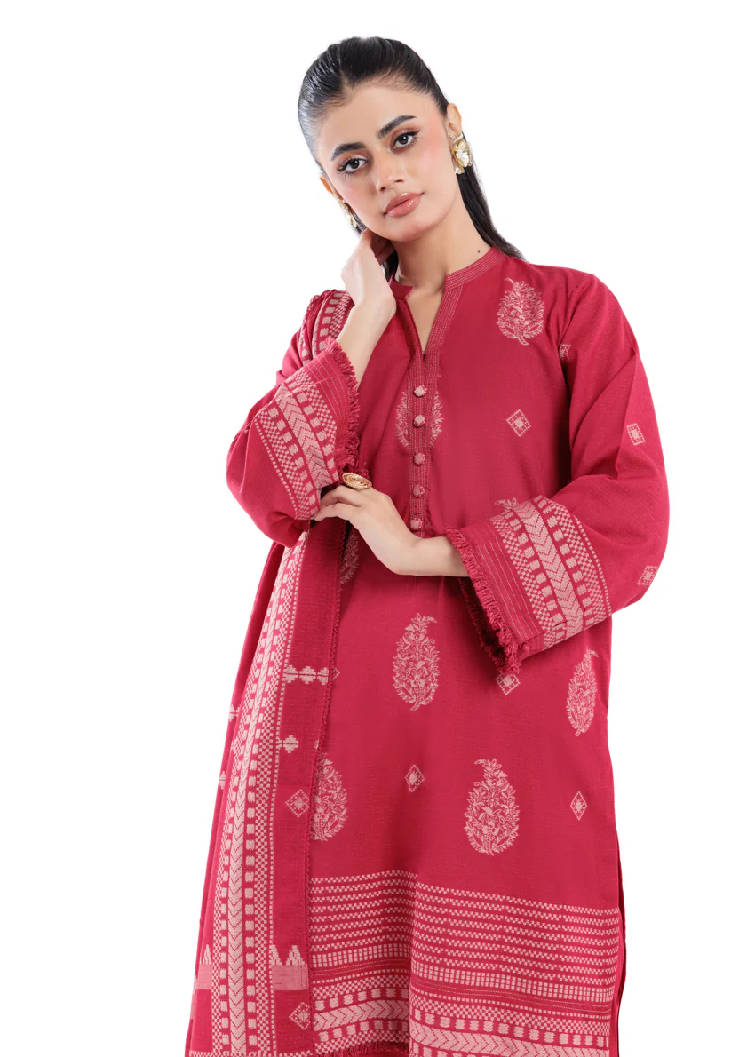 T-Red-Jacquard-3 Piece (WP3PSBW25B9O51) - Image 7