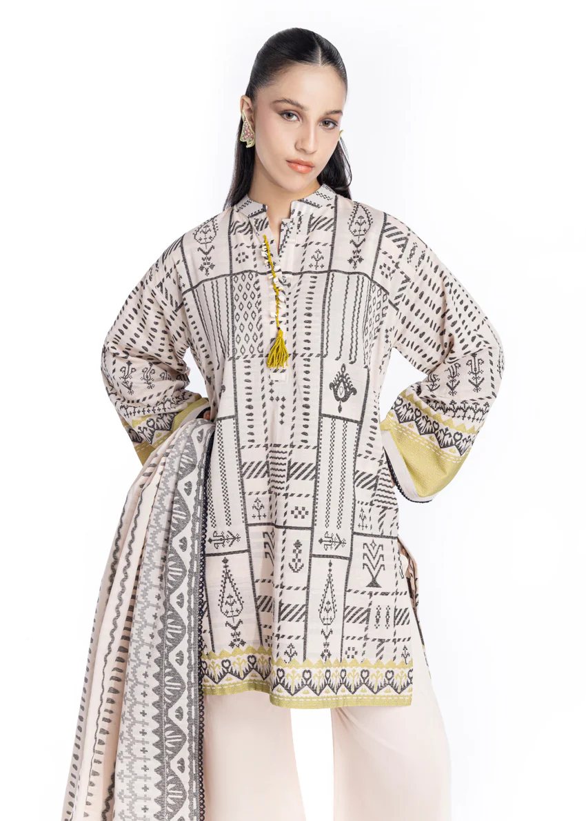 Beige-Jacquard-3 Piece-(WP3PSBW25B9O53) - Image 6