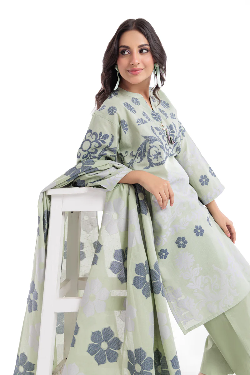 Mt-Green-Jacquard-3 Piece (WP3PSBW25B9O55) - Image 8