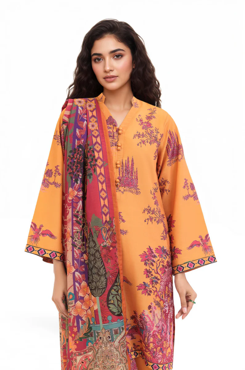 Carrot-Raw-Silk-3 Piece (WP3PSBW25HR9O12) - Image 7