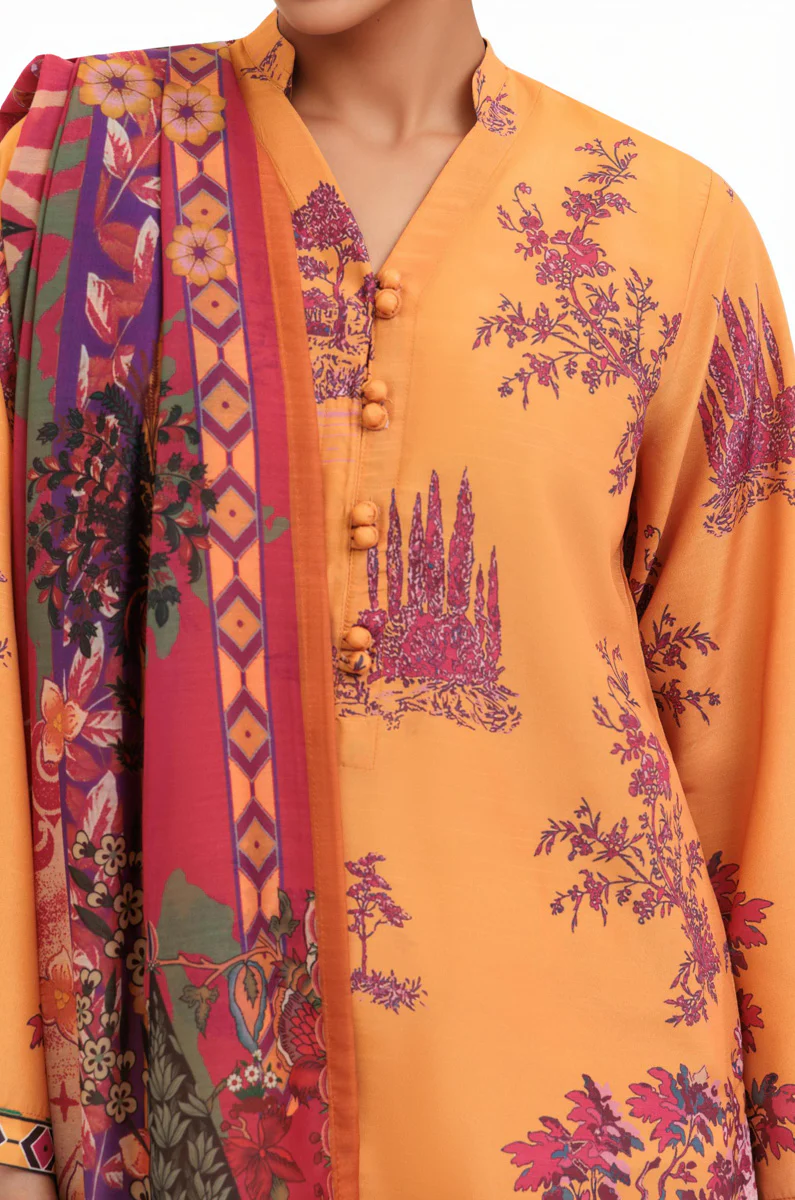 Carrot-Raw-Silk-3 Piece (WP3PSBW25HR9O12) - Image 8