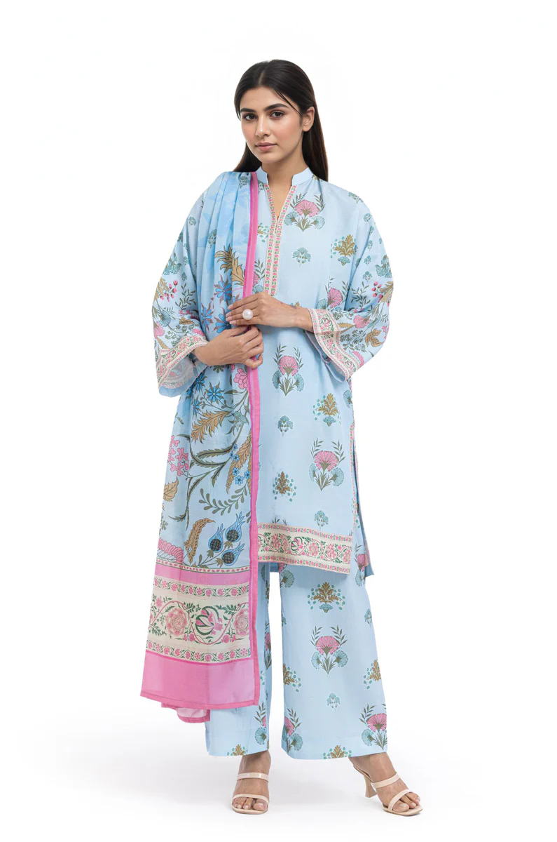 Sky-Blue-Raw-Silk-3 Piece (WP3PSBW25HR9O13) - Image 7