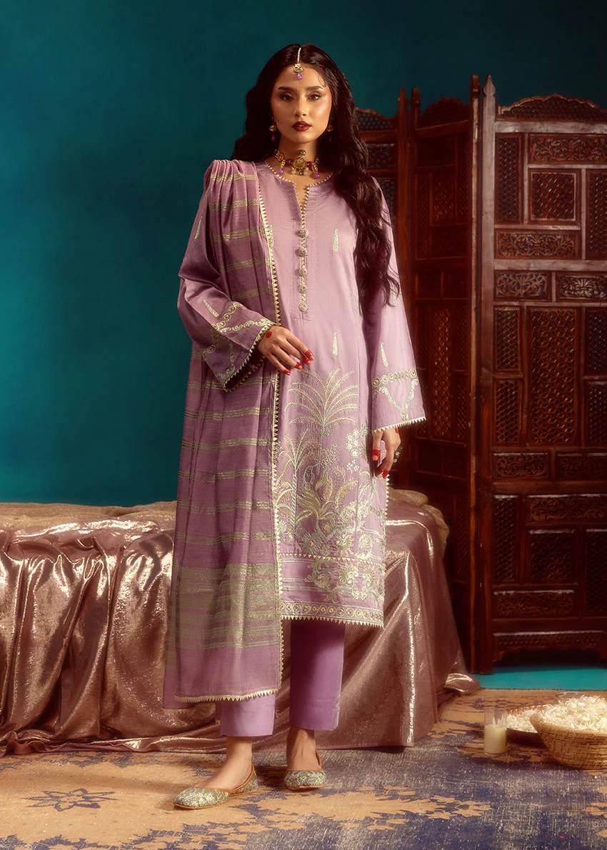 Lilac-Cotton-Silk-3 Piece (WP3PSFW25F10N4) - Image 10