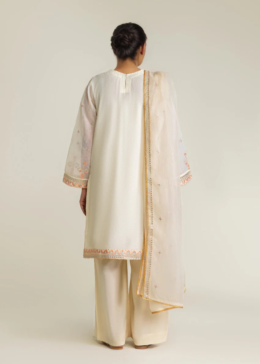 White-Lurex-Net-3 Piece (WP3PSLW25L9O5) - Image 2