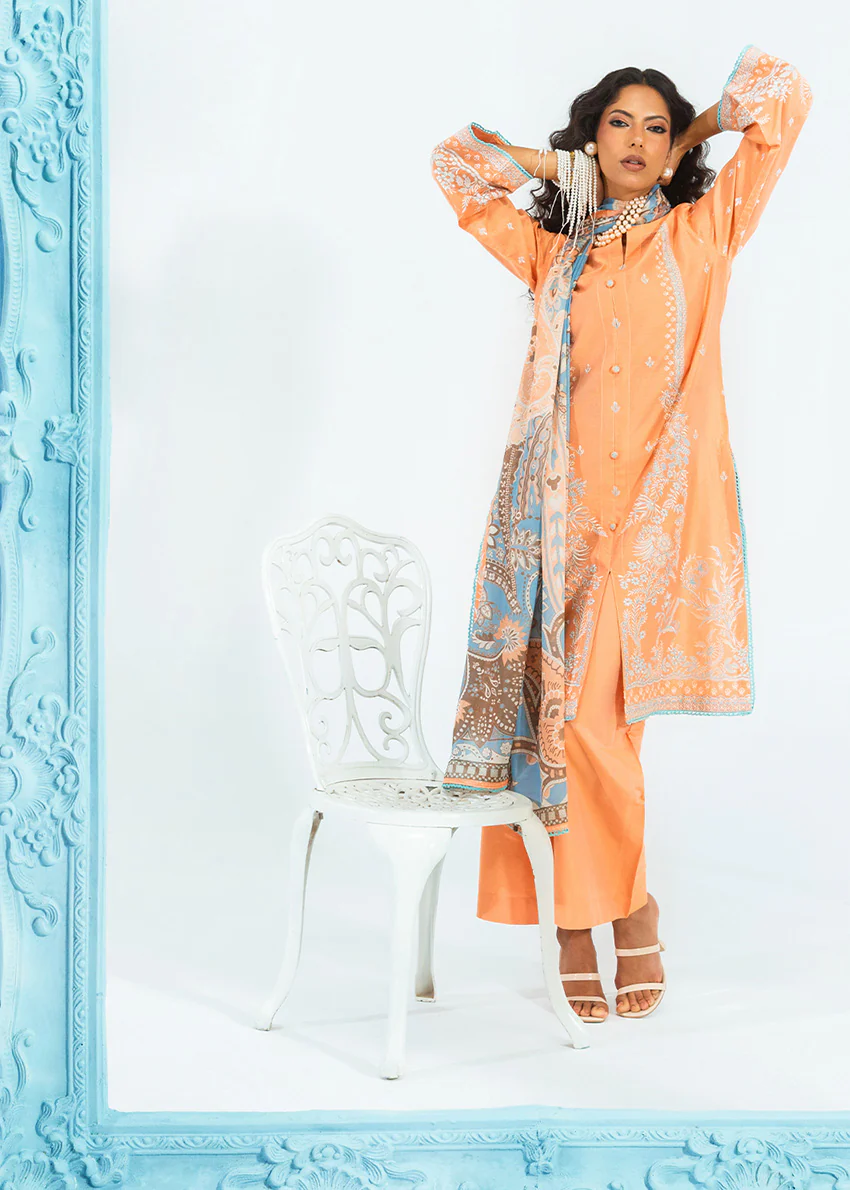 Peach-Cotton-Silk-3 Piece (WP3PSSW25S10N1) - Image 3