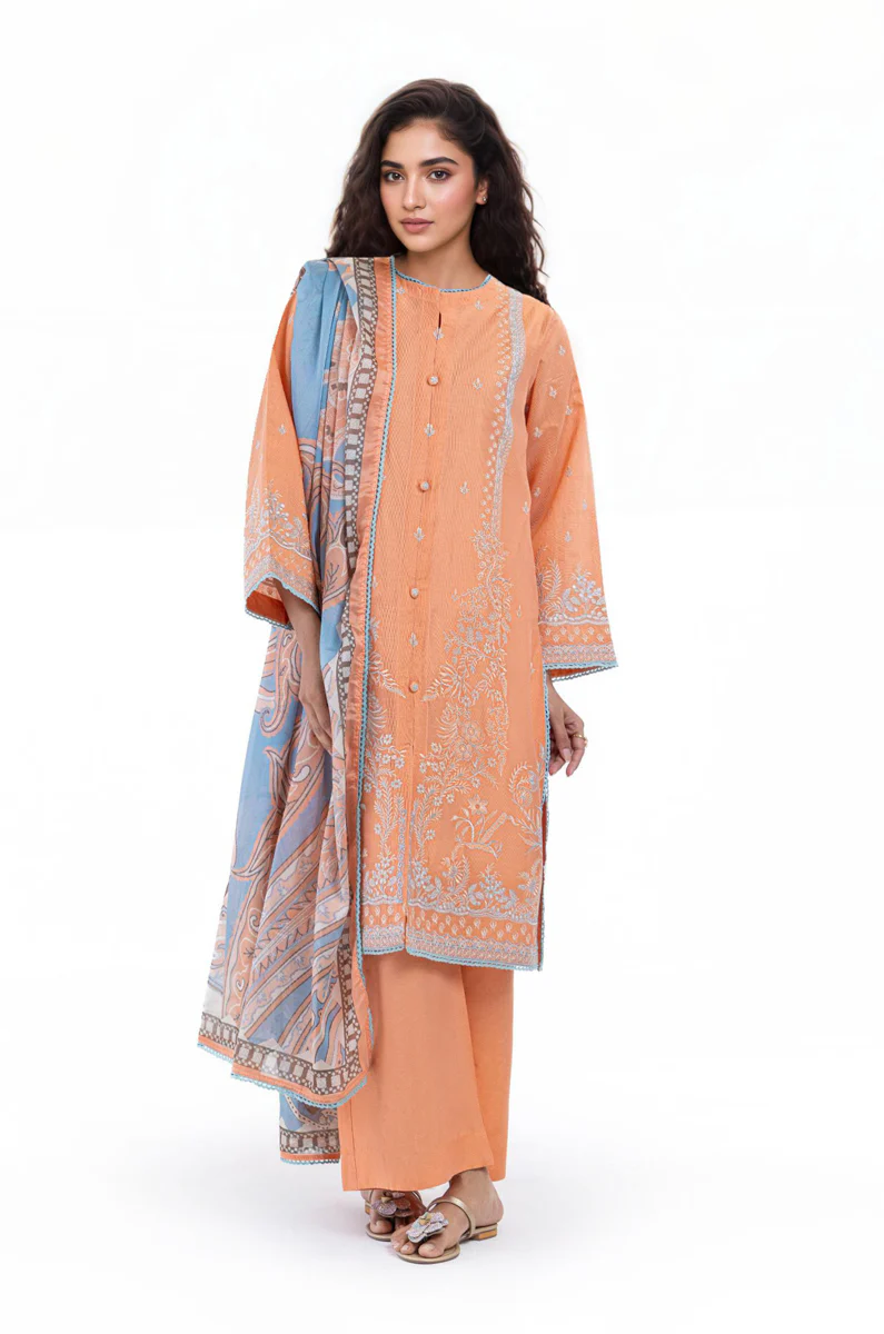 Peach-Cotton-Silk-3 Piece (WP3PSSW25S10N1) - Image 4