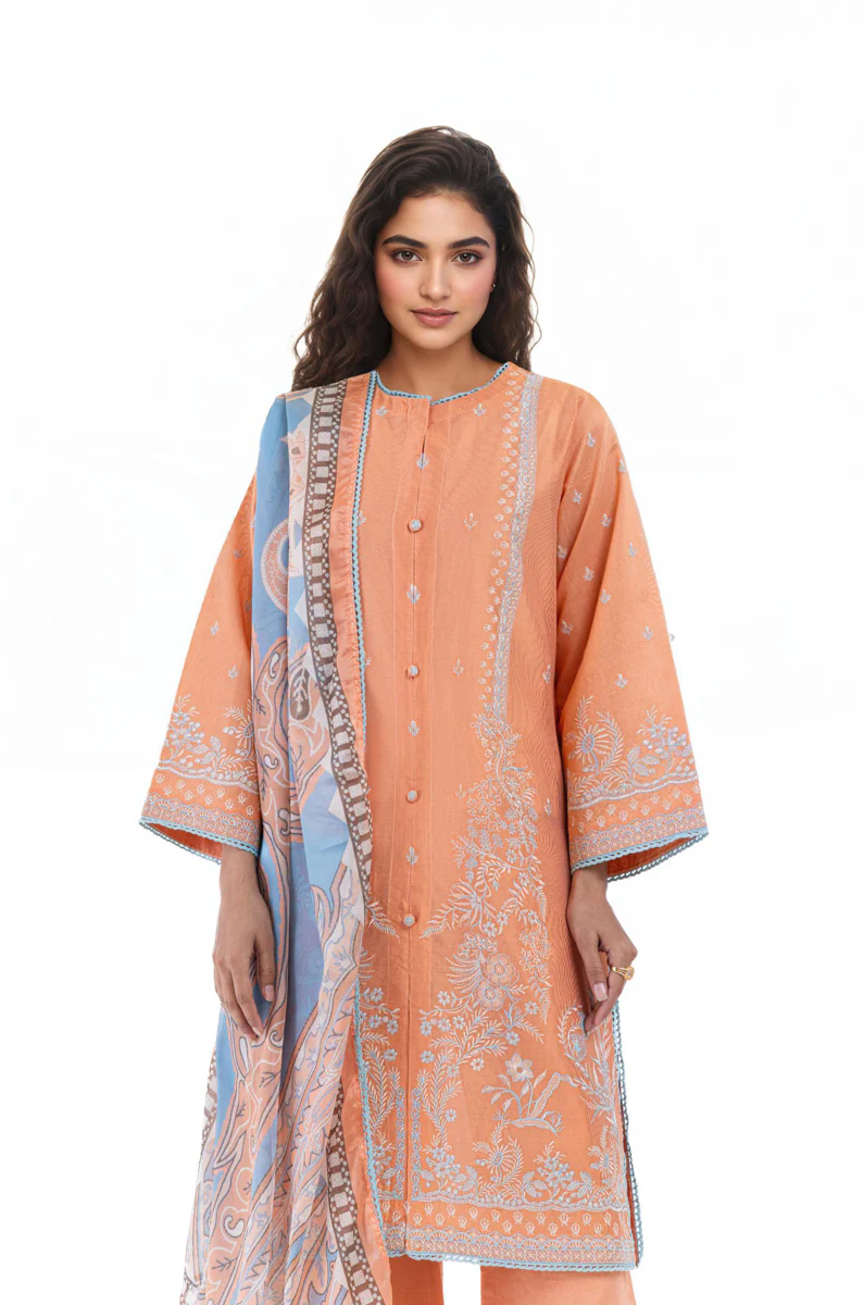 Peach-Cotton-Silk-3 Piece (WP3PSSW25S10N1) - Image 7