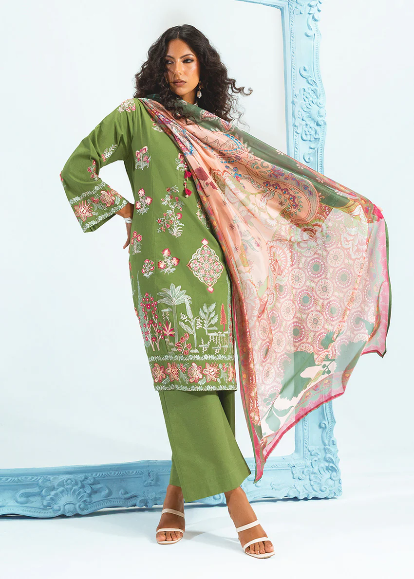 L-Green-Dyed-Slub-3 Piece (WP3PSSW25S1J4) - Image 3