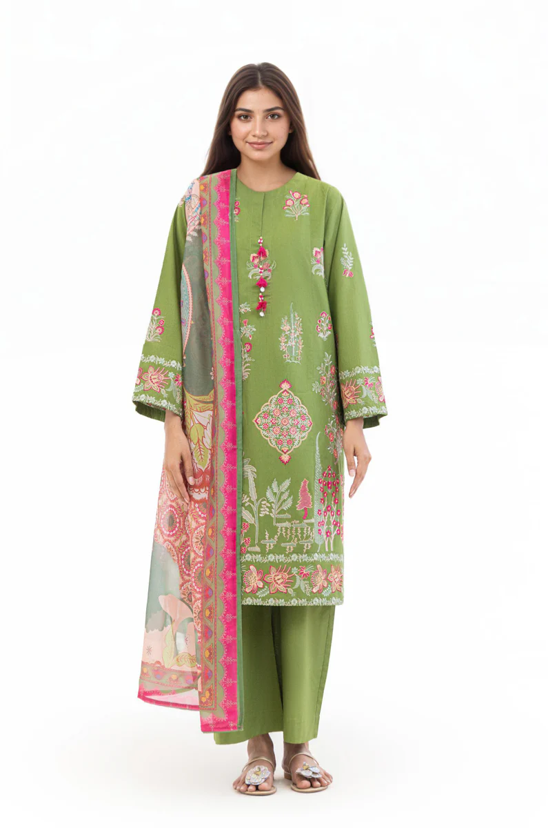 L-Green-Dyed-Slub-3 Piece (WP3PSSW25S1J4) - Image 4