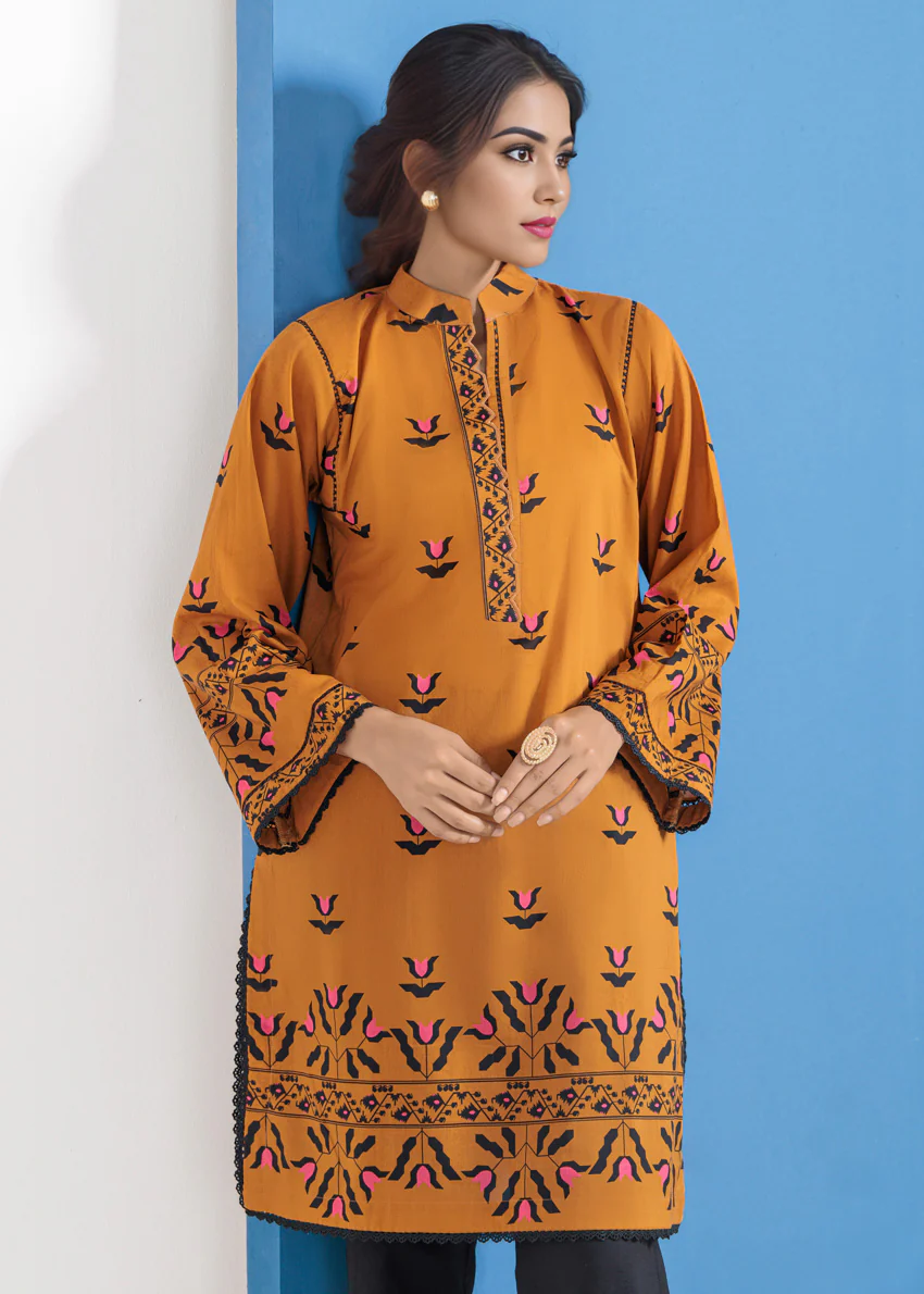 Mustard-Cambric-1 Piece (WPS251P1020) - Image 4