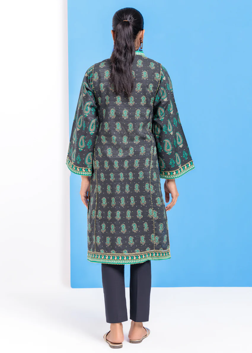 Black-Jacquard-1 Piece (WPS251P2P053) - Image 2