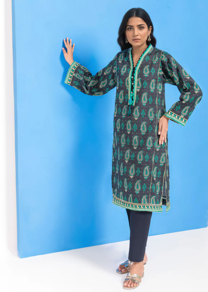 Black-Jacquard-1 Piece (WPS251P2P053) - Image 4