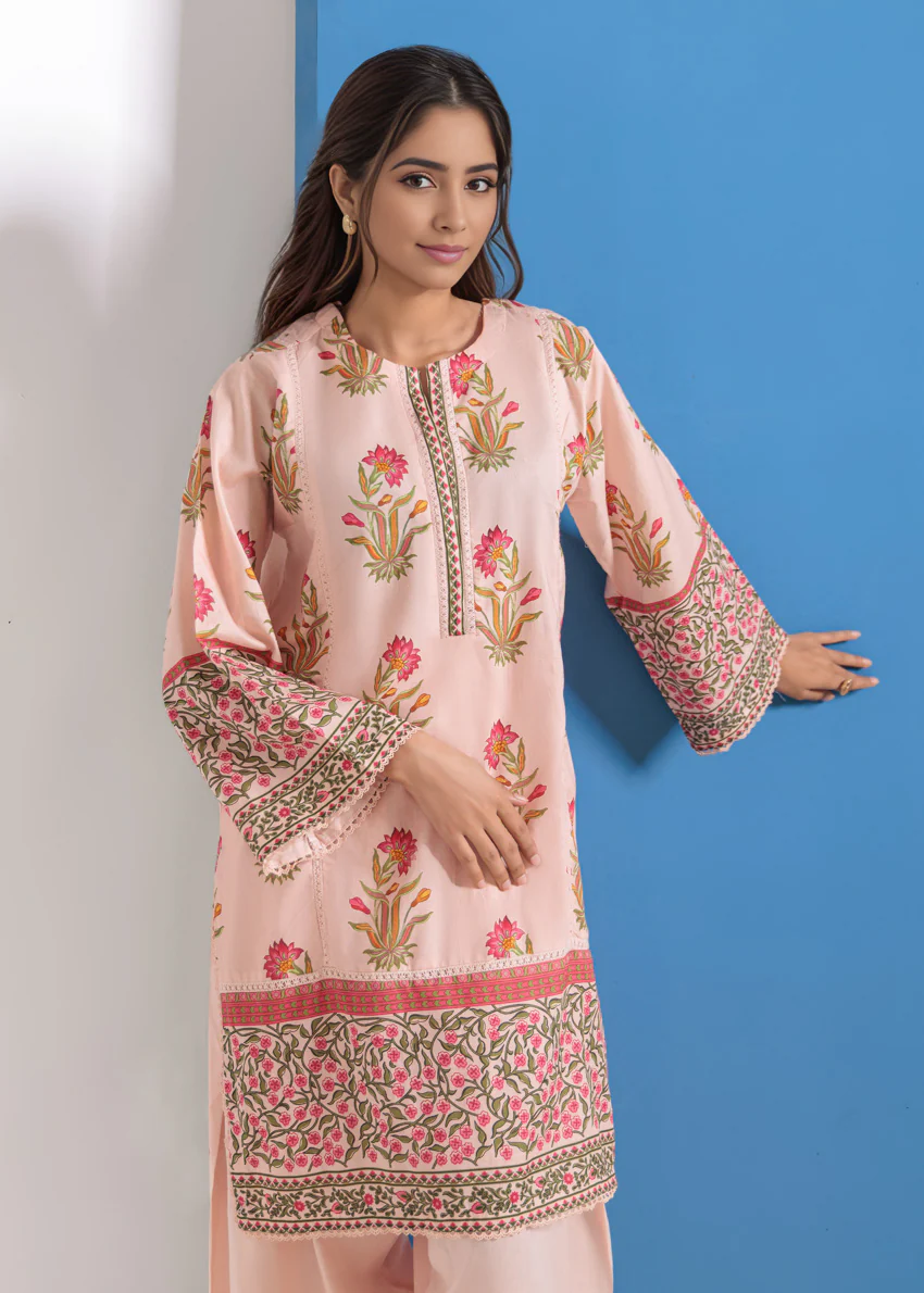 Peach-Cambric-1 Piece (WPS251P3029) - Image 4