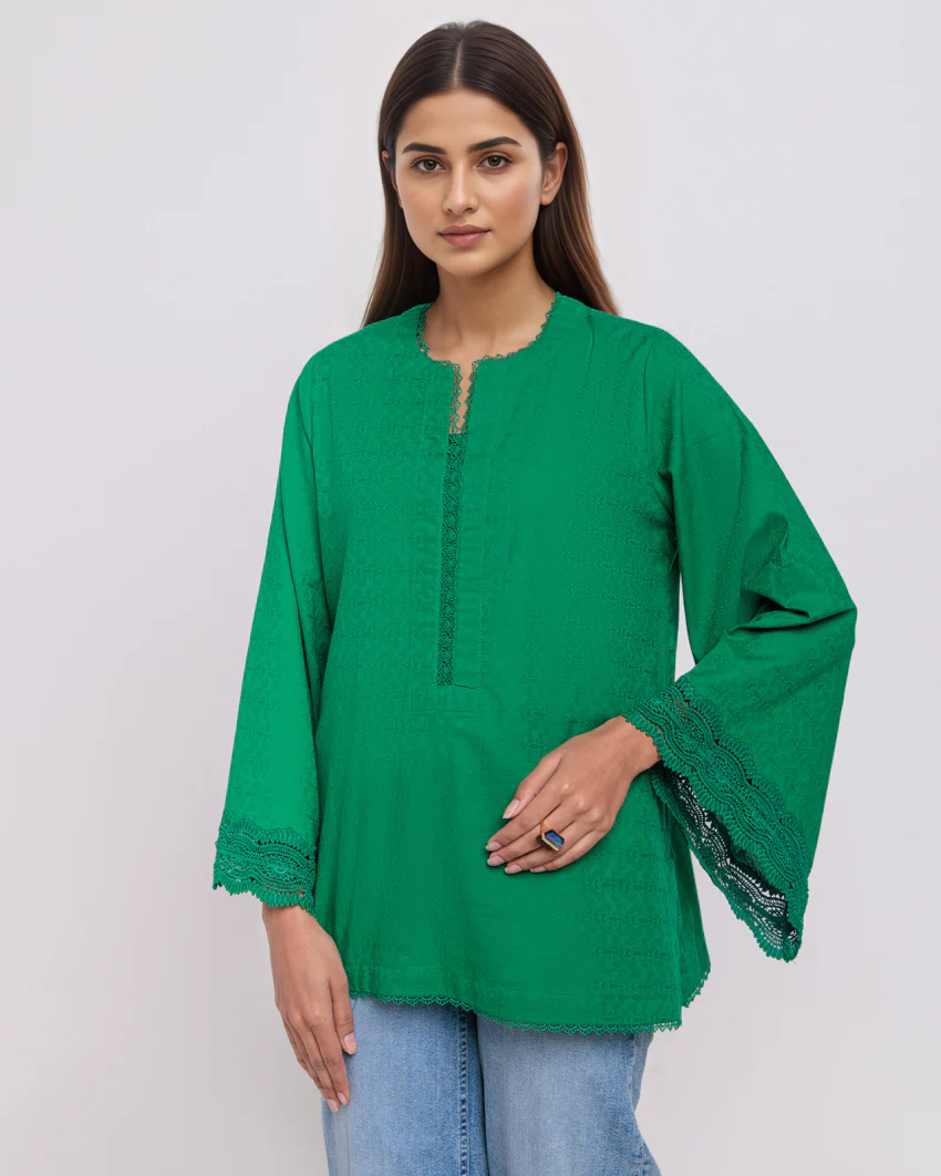 Green-Jacquard-1 Piece (WPS251SL2013) - Image 4