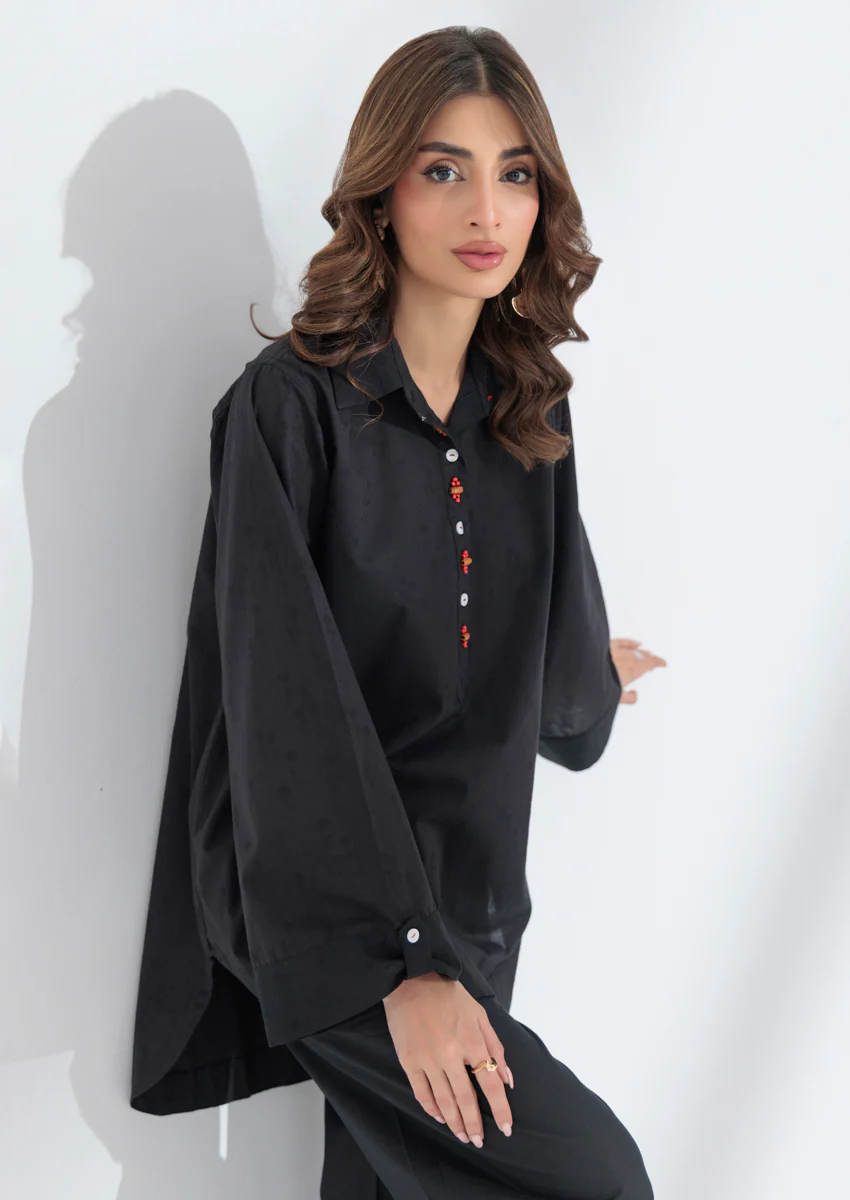 Black-Jacquard-1 Piece (WPS251SL2015) - Image 5