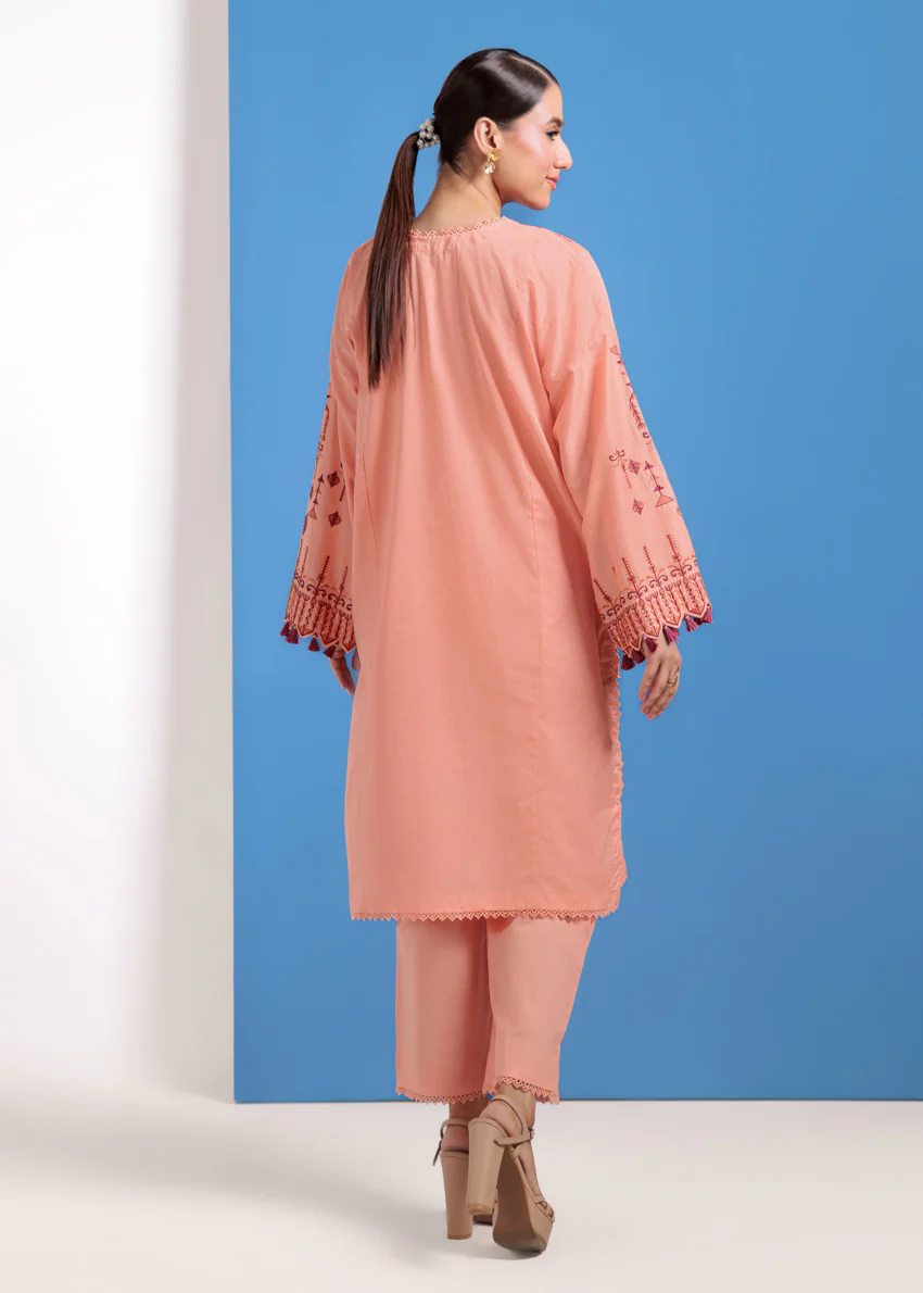 Peach-Jacquard-2 Piece (WPS252DE3024) - Image 2