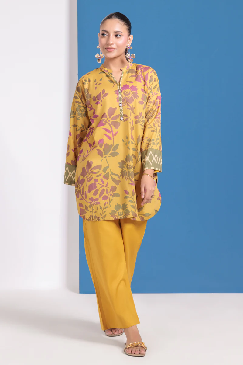Mustard-Cambric-2 Piece (WPS252P1029) - Image 5