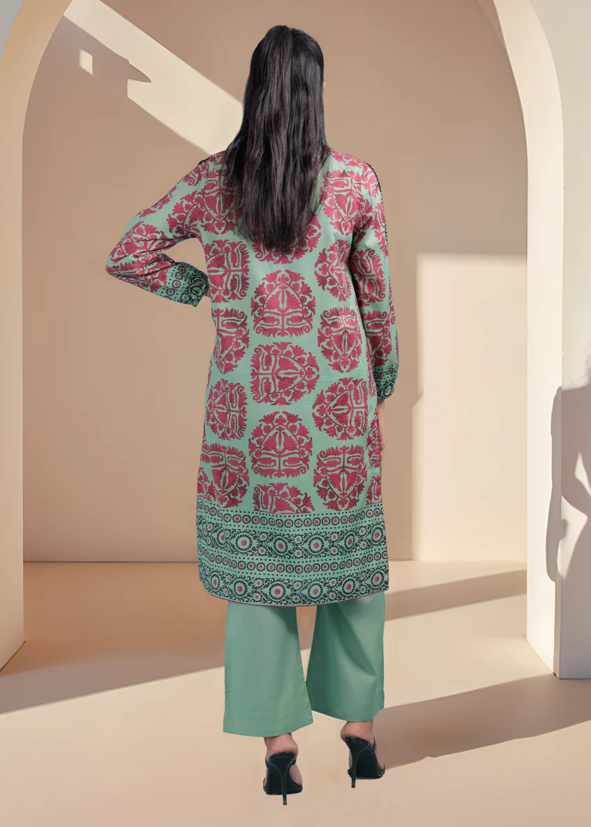 S-Green-Cambric-2 Piece (WPS252P1030) - Image 2