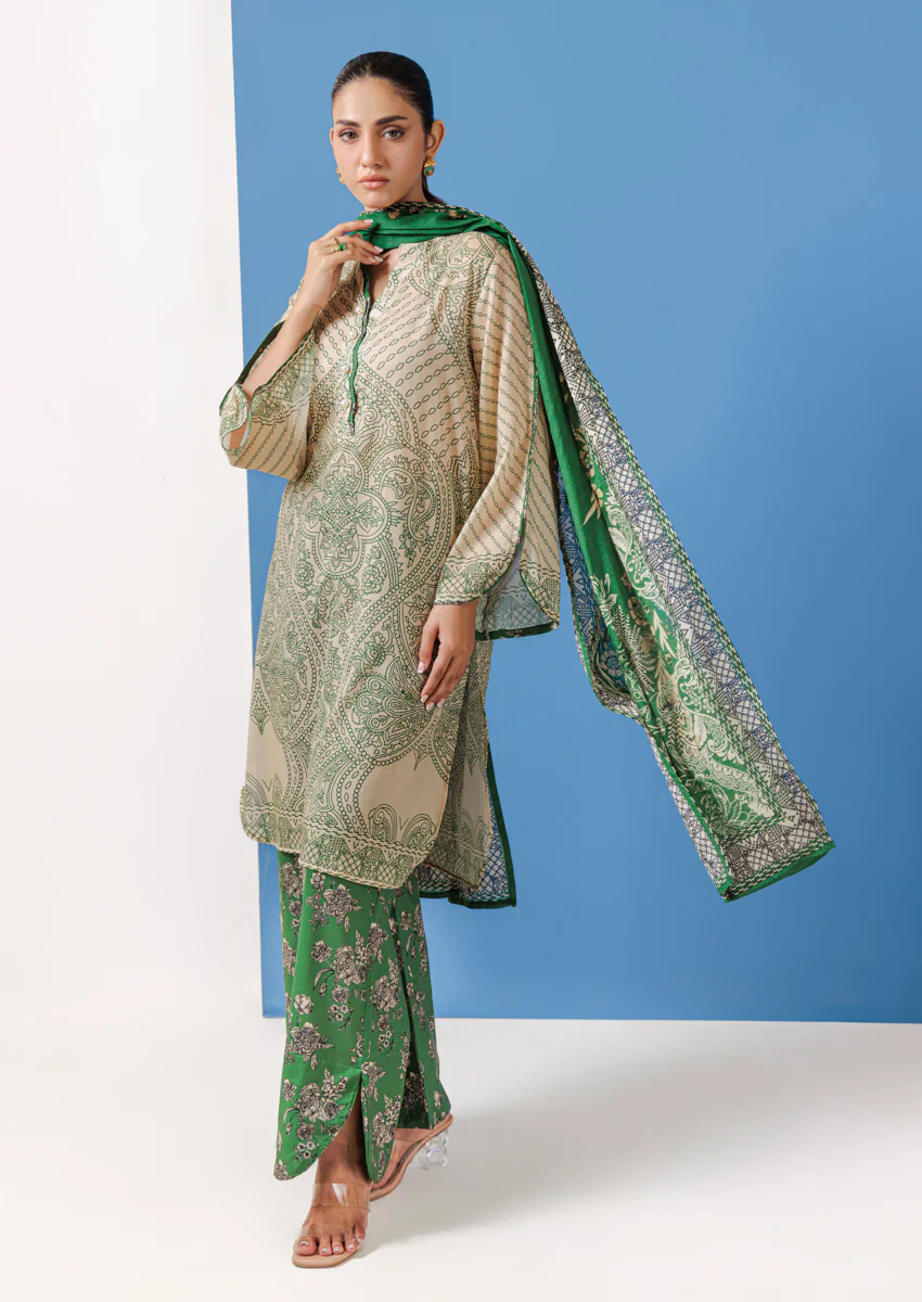 F-Green-Cambric-2 Piece (WPS252P3086) - Image 3