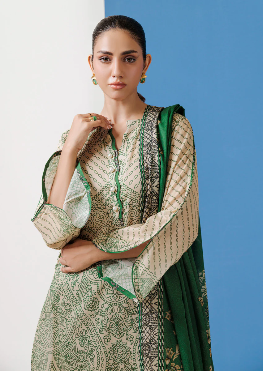 F-Green-Cambric-2 Piece (WPS252P3086) - Image 4