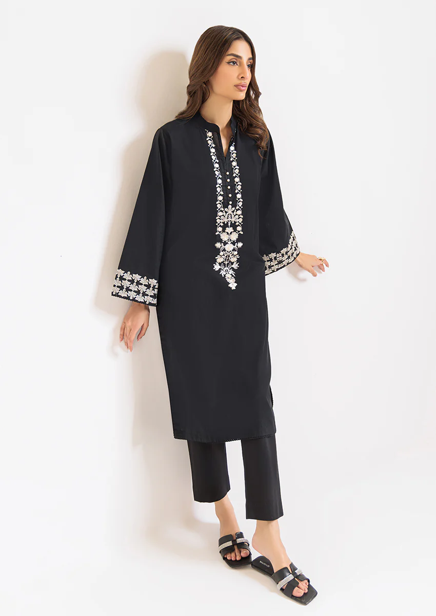 Black-Cambric-1 Piece (WPS25DE1012) - Image 4