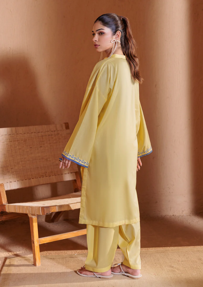 L-Yellow-Cambric-2 Piece (WPS25DE2001) - Image 2